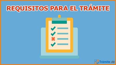 Requisitos para Tramitar INE