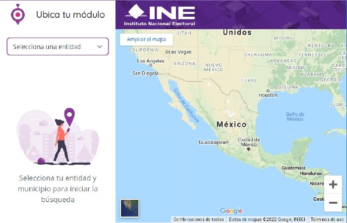 Ubicar Módulo para Tramitar INE